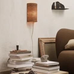 Abat-Jours^Ferm Living Abat-Jour Applique Murale Dou Rotin - Naturel