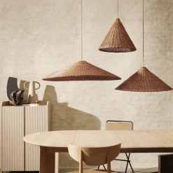 Suspensions^Ferm Living Abat-Jour Tresse Dou Rotin - O 90 Cm - Naturel