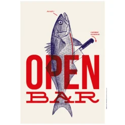 Affiches & Tableaux^Gaspard de Lalune Affiche A3 Open Bar - 29,7 X 42 Cm