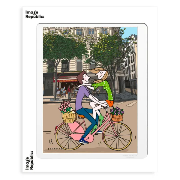 Affiches & Tableaux^Image Republic Affiche Bm Soledad Bicyclette Croix Rouge - 30 X 40 Cm