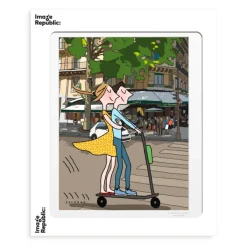 Affiches & Tableaux^Image Republic Affiche Bm Soledad Trotinettes 2 Magots - 30 X 40 Cm