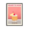 Affiches & Tableaux^PSTR Studio Affiche Cocktail - Elin Pk - Amaretto Sour