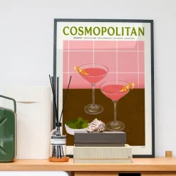 Affiches & Tableaux^PSTR Studio Affiche Cocktail - Elin Pk - Cosmopolitan