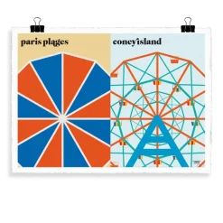 Affiches & Tableaux^Image Republic Affiche La Plage By Vahram Muratyan - 40 X 50 Cm