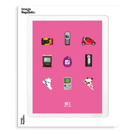 Affiches & Tableaux^Image Republic Affiche Le Duo Annees 90 - 30 X 40 Cm