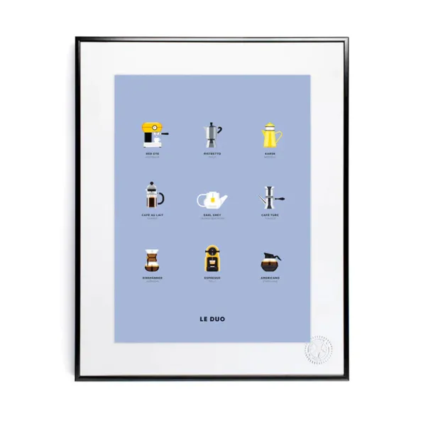 Affiches & Tableaux^Image Republic Affiche Le Duo Cafe - 40 X 50 Cm