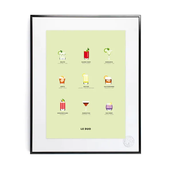 Affiches & Tableaux^Image Republic Affiche Le Duo Cocktails - 40 X 50 Cm