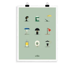 Affiches & Tableaux^Image Republic Affiche Le Duo Lampes - 40 X 50 Cm