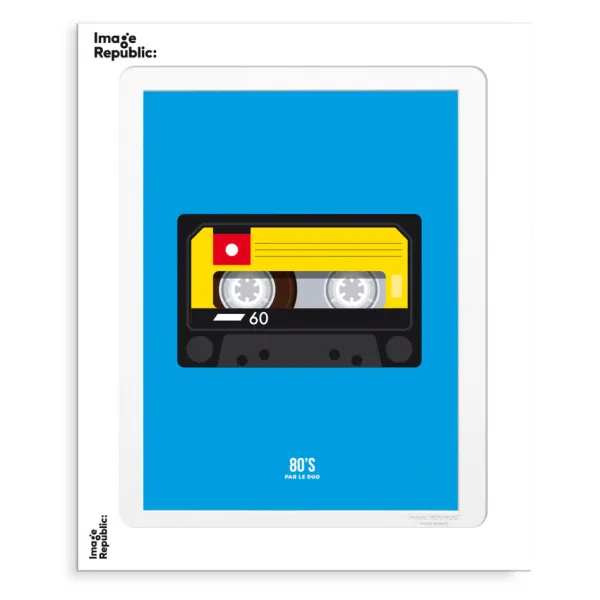 Affiches & Tableaux^Image Republic Affiche Le Duo 80'S K7 Audio 02 - 30 X 40 Cm