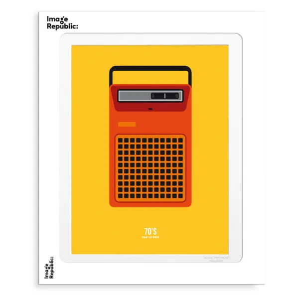 Affiches & Tableaux^Image Republic Affiche Le Duo 70'S Tape Recorder - 30 X 40 Cm