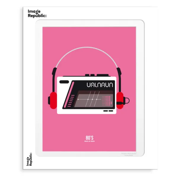Affiches & Tableaux^Image Republic Affiche Le Duo 80'S Walkman - 40 X 50 Cm