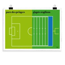 Affiches & Tableaux^Image Republic Affiche Le Foot By Vahram Muratyan - 40 X 50 Cm