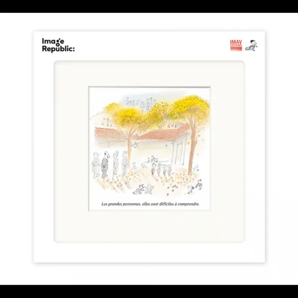 Affiches & Tableaux^Image Republic Affiche Le Petit Nicolas Grandes Personnes - 22 X 22 Cm