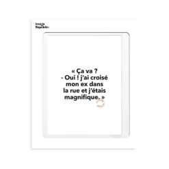Affiches & Tableaux^Image Republic Affiche Loic Prigent 63 Ca Va ? Oui ! - 56 X 76 Cm