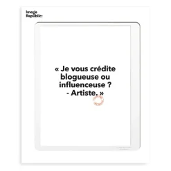 Affiches & Tableaux^Image Republic Affiche Loic Prigent Je Vous Credite - 30 X 40 Cm