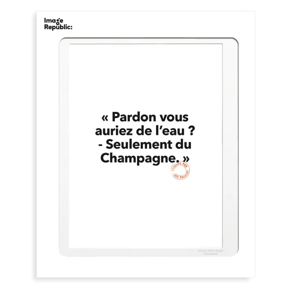 Affiches & Tableaux^Image Republic Affiche Loic Prigent Pardon Vous Auriez - 30 X 40 Cm