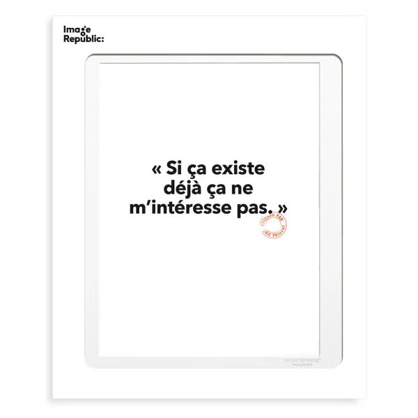 Affiches & Tableaux^Image Republic Affiche Loic Prigent Si Ca Existe Deja - 56 X 76 Cm