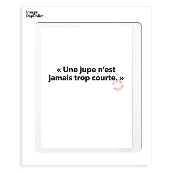 Affiches & Tableaux^Image Republic Affiche Loic Prigent Une Jupe N'Est - 30 X 40 Cm