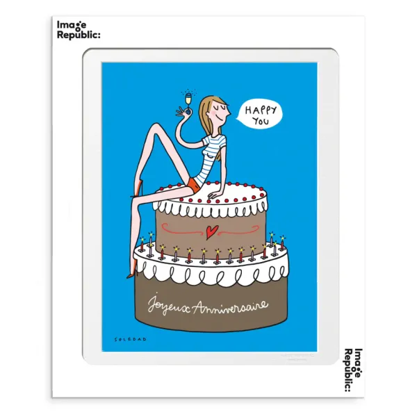 Affiches & Tableaux^Image Republic Affiche Soledad Happy You - 30 X 40 Cm