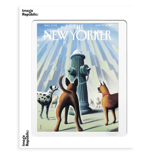 Affiches & Tableaux^Image Republic Affiche The Newyorker Drooker Dog'S Eye View 27 Juin 2005 - 30 X 40 Cm