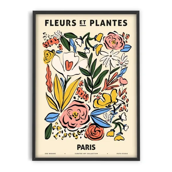 Affiches & Tableaux^Sélectionné par Fleux Affiche Zoe Fleurs Et Plantes - Paris - 30 X 40 Cm