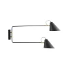 Appliques Murales^House Doctor Applique Murale Double Club - 81 X 42 Cm - Noir