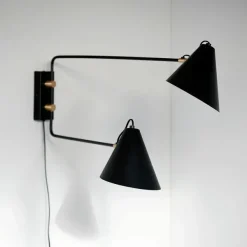 Appliques Murales^House Doctor Applique Murale Double Club - 81 X 42 Cm - Noir
