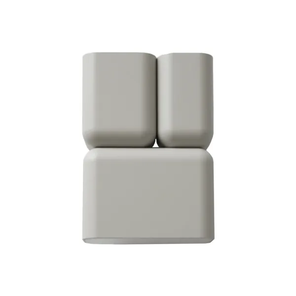 Appliques Murales^And Tradition Applique Murale Tabata Ln10 H 21Cm - Gris Soie