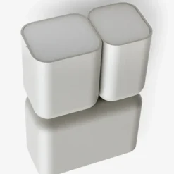 Appliques Murales^And Tradition Applique Murale Tabata Ln10 H 21Cm - Gris Soie