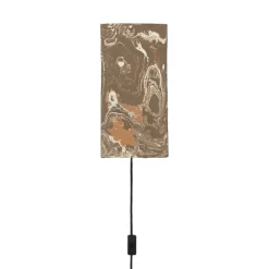 Appliques Murales^FERM LIVING Applique Rectangulaire Argilla Marbre Marron