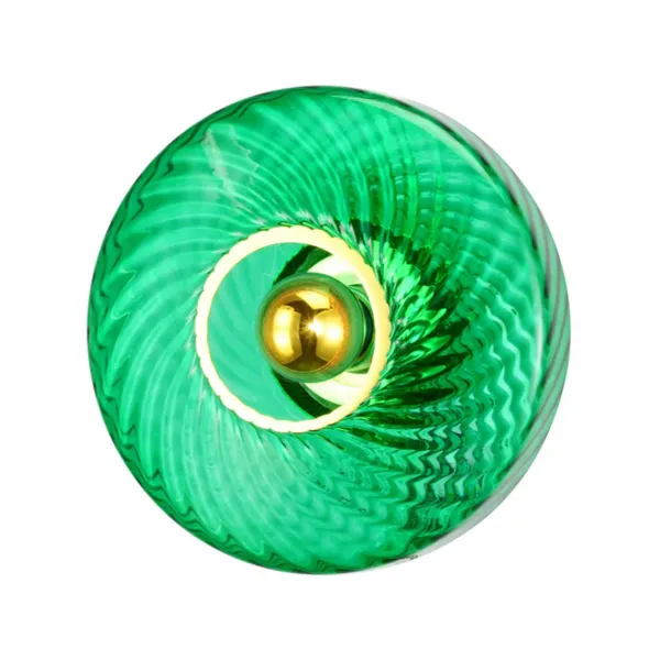 Appliques Murales^Elements Lighting Applique Roxanne - 28 Cm - Vert Emeraude