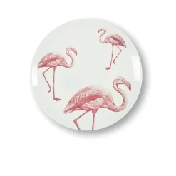 Assiettes & Couverts^Sélectionné par Fleux Assiette A Dessert Flamants En Porcelaine - O 21 Cm