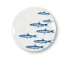 Assiettes & Couverts^Sélectionné par Fleux Assiette A Dessert Poissons En Porcelaine - O 21 Cm