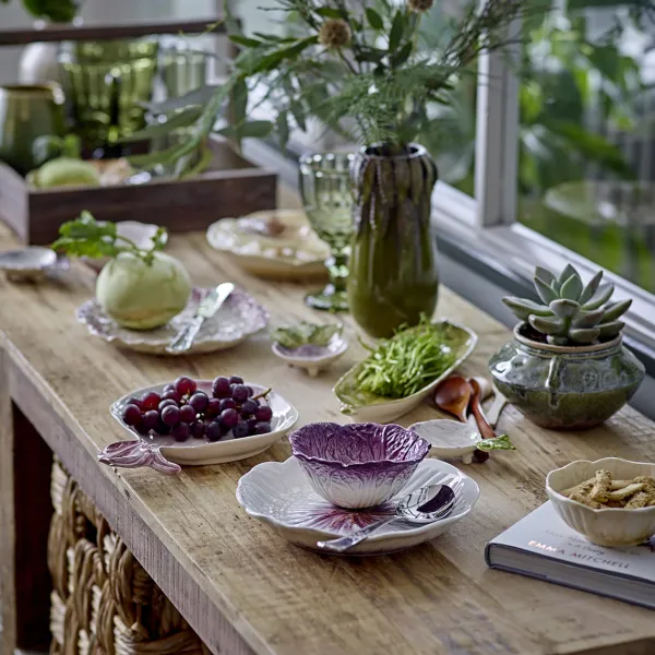 Assiettes & Couverts^Bloomingville Assiette Mimosa En Gres - O 21 X 2,5 Cm - Violet