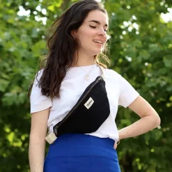 Sacs & Cabas^Hindbag Banane Olivia - Noir