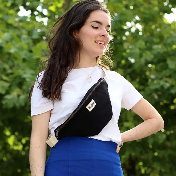 Sacs & Cabas^Hindbag Banane Olivia - Noir