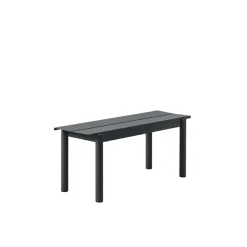 Poufs & Bancs^Muuto Banc Linear Steel Black - 110 X 34 Cm
