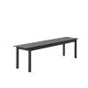 Poufs & Bancs^Muuto Banc Linear Steel Black - 170 X 34 Cm