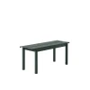Poufs & Bancs^Muuto Banc Linear Steel Dark Green - 110 X 34 Cm