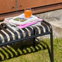 Poufs & Bancs^Hay Banc Palissade En Acier Poudre - Anthracite