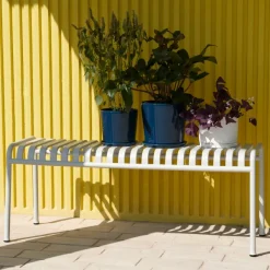 Poufs & Bancs^Hay Banc Palissade En Acier Poudre - Gris Ciel