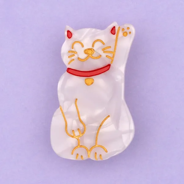 Accessoires Cheveux^Coucou Suzette Barrette Chat Porte-Bonheur