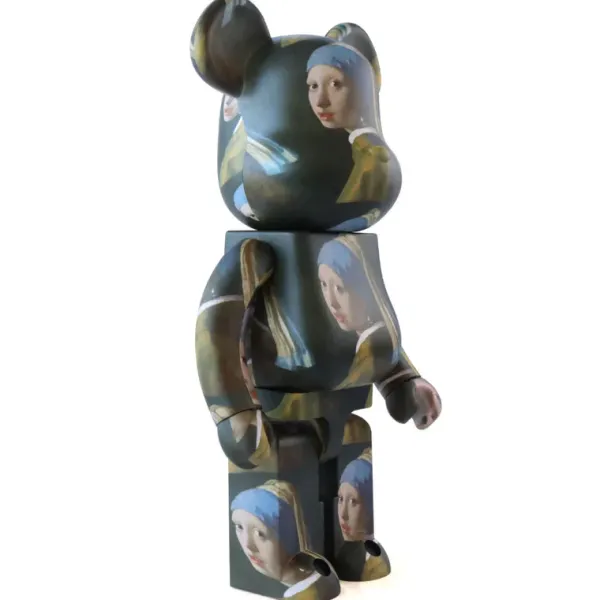 Sculptures & Figurines^Sélectionné par Fleux Bearbrick 1000% Johannes Vermeer - La Jeune Fille A La Perle - 72 Cm