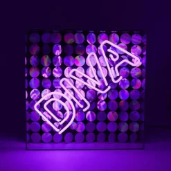 Lampes De Table^Sélectionné par Fleux Boite Acrylique Neon - Diva - Violet