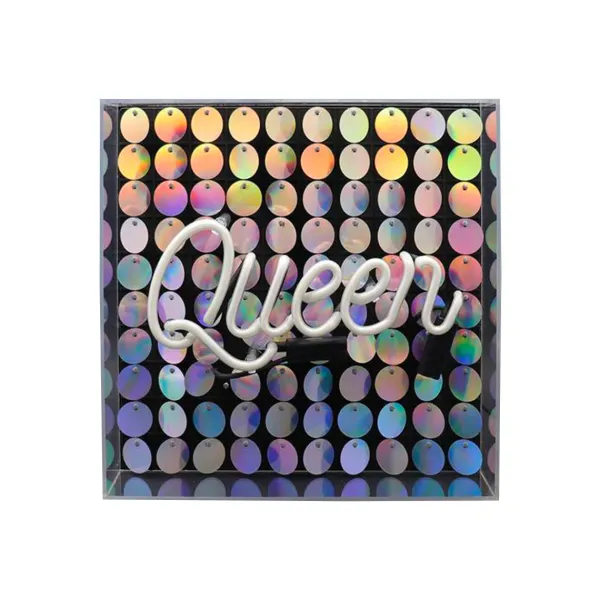Lampes De Table^Sélectionné par Fleux Boite Acrylique Neon - Queen - Rose