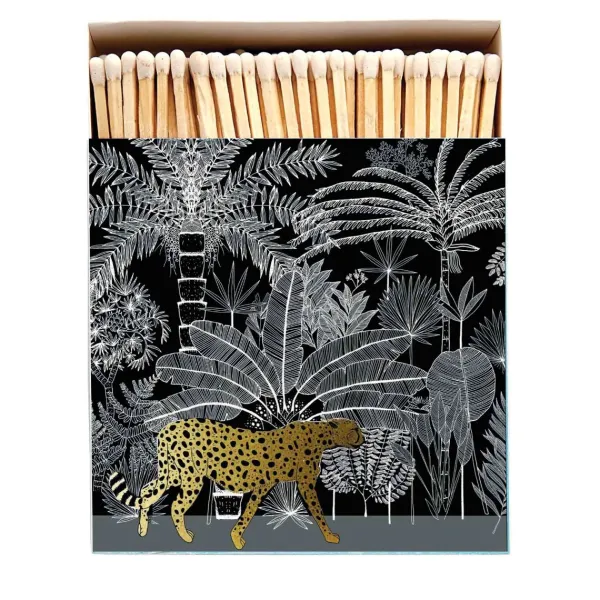 Bougies, Bougeoirs Et Allumettes^Archivist Gallery Boite D'Allumettes Cheetah In Jungle