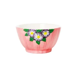 Bols & Coupelles^Rice Bol Avec Fleurs En Relief En Ceramique - Rose