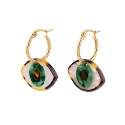 Bijoux & Montres^Coucou Suzette Boucles D'Oreilles Oeil - Vert