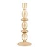 Bougies, Bougeoirs Et Allumettes^Sélectionné par Fleux Bougeoir Art Bubbles En Verre - H 24 X O 8.5 Cm Marron