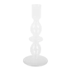 Bougies, Bougeoirs Et Allumettes^Sélectionné par Fleux Bougeoir Art Bubbles En Verre - H 18 X O 8.5 Cm Marron